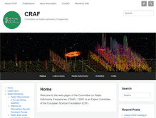 Tablet Screenshot of craf.eu